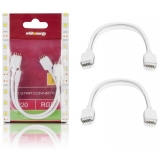 Whitenergy conector pt benzi LED (2 buc) 09812