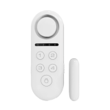 Contact magnetic standalone wireless, dublu, cu 4 zone, sirena incorporata, telecomanda si cod PIN KR-D3  
