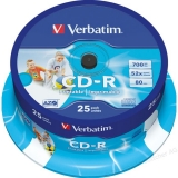 CD-R Verbatim 700MB 52X printabil 25 bcuati 43439