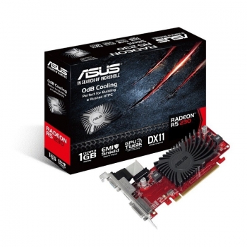 Placa Video Asus AMD Radeon R5 230 1GB GDDR3 64 bit PCI-E x16 2.0 DVI HDMI DisplayPort R5230-SL-1GD3-L