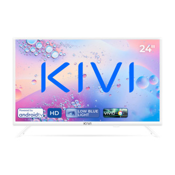 Televizor KIVI LED 24H760QW, 61 cm, Smart Android TV, HD, Clasa E, Alb