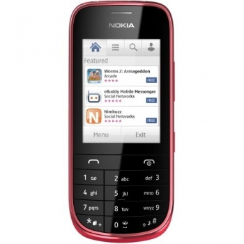 Telefon Mobil Nokia Asha 203 Dark Red NOK203DR