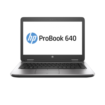 Laptop HP ProBook 640 G2, 14 inch LED HD SVA Anti-Glare (1366x768), Intel Core I5-6200, video integrata Intel HD Graphics, RAM 4GB (1x4GB) 2133 DDR4, HDD 500GB 7200RPM, DVD+/-RW, Card-reader, Boxe DTS Studio Sound, 720p HD webcam, LAN 10/100/1000, WLAN Br