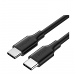 Ccablu alimentare si date Ugreen, US286, Fast Charging Data Cable pt. smartphone, USB Type-C la USB Type-C 60W/3A, nickel plating, PVC, 1.5m, negru 50998
