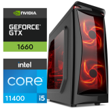 Sistem Bocris Gaming B4 Intel Core i5-11400 RAM 16GB DDR4 SSD 1TB M.2 NVMe nVidia GTX 1660 OC 6GB