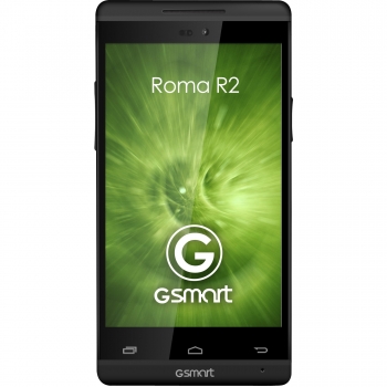 Telefon Mobil Gigabyte GSmart Roma R2 Black Dual SIM 4" IPS 480 x 800 Cortex A7 Dual Core 1.3GHz memorie interna 4GB Camera Foto 5MPx Android v4.2 2Q001-00035-390S