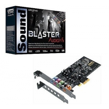 Placa de sunet Creative Sound Blaster Audigy FX 5.1 24 biti PCI-E 70SB157000000