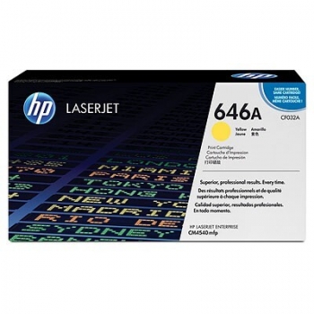 Cartus Toner HP Nr. 646 Yellow 12500 Pagini for Color LaserJet CM4540 MFP, CM4540F MFP, CM4540FSKM MFP CF032A