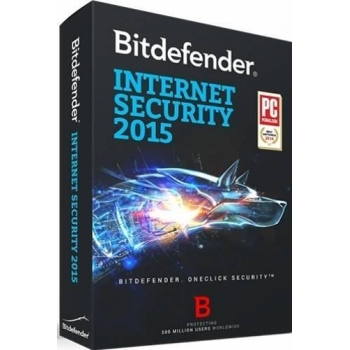 Bitdefender Internet Security 2015, 1 an, 3 useri, licenta electronica