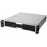 Carcasa de rack Chembro, 19"/2U/460mm, (493x460x88mm) (WxDxH), 1x3,5" si 1x5,25" externe si 2x3,5", 2x2,5"interne,(toate bayurile de HDD sunt prevazute cu sistem de amortizare a vibratiei) 1x8cm cooler, low profile x7, 2x USB 2.0,