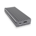 IcyBox External enclosure, suport SSD tip M.2 NVMe /PCI-E, USB 3.1 Type-C, IB-1817M-C31