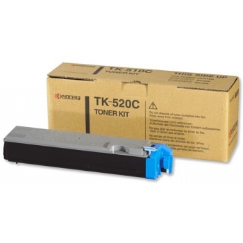 Cartus Toner Kyocera TK-520C Cyan 4000 Pagini for Kyocera Mita FS-C5015N