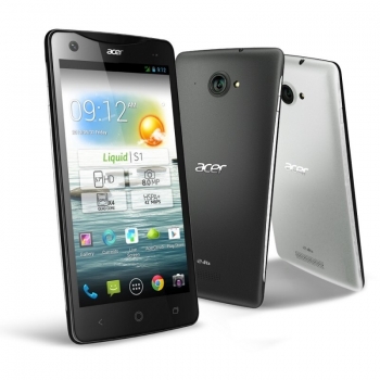 Telefon Mobil Acer Liquid S1 S510 Duo Black Dual SIM 5.7" 720 x 128 Cortex A7 Quad Core 1.5 GHz memorie interna 8GB Camera Foto 8 MPx Android v4.2 ACS510DBLK