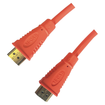 HDMI Hi-Speed Cablew / Ethernet, HDMI A-St - HDMI B St, 2.0m, Orange