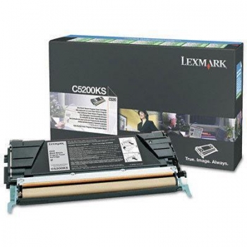 Cartus Toner Lexmark C5200KS Black 1500 pagini for C530DN