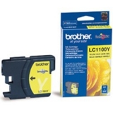 Cartus Cerneala Brother LC1100Y Yellow capacitate 325 pagini for Brother DCP-385C, DCP-395CN, DCP-585CW, DCP-J715W, MFC-490CW, MFC-5490CN, MFC-790CW, DCP-6690CW, MFC-5895CW, MFC-6490CW, MFC-6890CDW