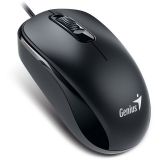 Mouse Genius cu fir, optic, DX110, 1200dpi, negru, plug and play, USB