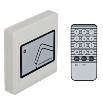 Controler cu cititor de proximitate incorporat YK-45R pentru interior, stand-alone, cu telecomanda.Cartele 125KHz (EM4100 sau compatibil),Capacitate 2000 de cartele sau taguri
