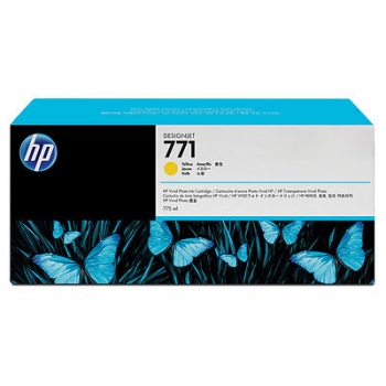 Cartus Cerneala HP Nr. 771 Yellow 775 ml for Designjet Z6200 42', Designjet Z6200 60' CE040A