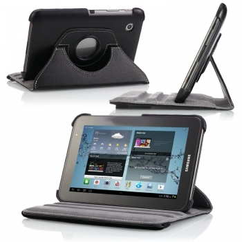 Husa piele tableta 7" rotativa pentru Galaxy Tab2 