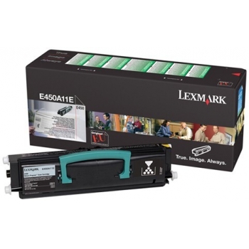 Cartus Toner Lexmark E450A11E Black Return Program 6000 pagini for E450DN