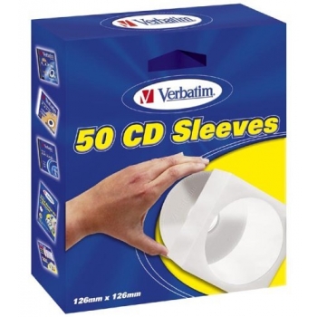 VERBATIM SLEEVES CD PAPER 50/PACK