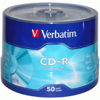 CD-R Verbatim 700MB 52X EXPROT 50 bucati 43351