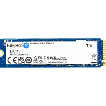 SSD Kingston NV3 1TB PCI Express 4.0 x4 M.2 2280 NVMe SNV3S/1000G