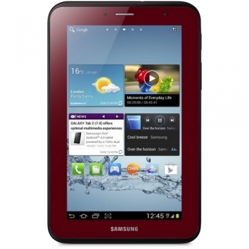 Tableta Samsung Galaxy Tab2 P3100 Garnet Red 3G ARM Cortex A9 Dual Core 1.0GHz 7" 1024x600 1GB RAM memorie interna 8GB Android 4.0 SAMP31008GBRED