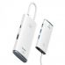 Docking Station Baseus Lite, cu 5 porturi, 3 x USB 3.0, HDMI, USB-C PD, Alb WKQX040002