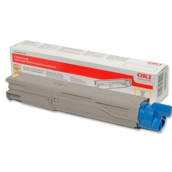 Cartus Toner Oki 43459433 Yellow 1500 Pagini for C3300N, C3400N, C3450N