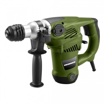 Hammer drill, rated power 1500W, no load speed 0-770rpm, impact rate 0- 4000bpm, impact energy 4.0J, maximum chuck capacity 32mm, accessories 3 drills, 2 chisels