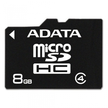 Card Memorie microSDHC ADATA 8GB Clasa 4 AUSDH8GCL4-R