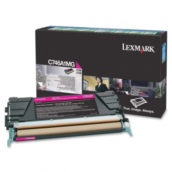 Cartus Toner Lexmark C746A1MG Magenta Return Program 7000 pagini for C746DN, C746DTN, C746N, C748DE, C748DTE, C748E