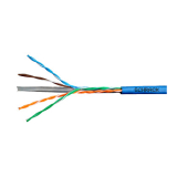 Cablu U/UTP Cat.6, 4x2xAWG23/1, 300MHz, PVC, Eca, albastru Schrack HSEKU423P1