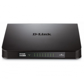 D-Link, Switch Desktop 16 porturi 10/100/1000, plastic, D-LinkGO GO-SW-16G