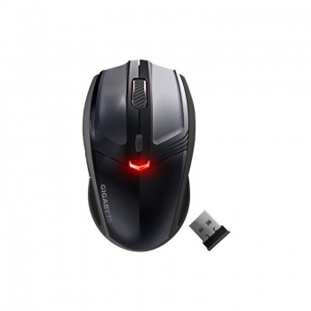 Mouse Wireless Gigabyte ECO500 Laser 1600dpi 3 butoane negru