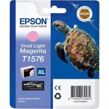 Cartus Cerneala Epson T1576 Vivid Light Magenta 25.9ml for Stylus Photo R3000 C13T15764010