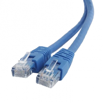 Cablu UTP GEMBIRD Cat6, cupru-aluminiu, 2 m, albastru, AWG26, PP6U-2M/B