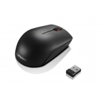 Mouse Lenovo 300 Compact, Wireless, Black