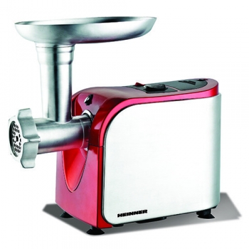 Masina de tocat Heinner MG12TASH-RED 1200W 3 site Accesoriu pentru rosii, carnati , Cutit Inox, 3 razatoare