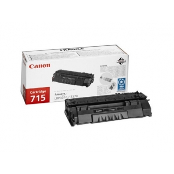 Cartus Toner Canon CRG-715H Black 3000 Pagini for LBP 3310, LBP 3370 CR1976B002AA