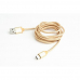 Cablu de date Gembird, USB - USB-C, 1.8m, Gold CCB-MUSB2B-AMCM-6-G