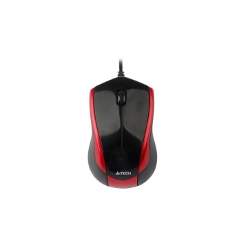 Mouse A4tech N-400-2 V-Track 3 butoane USB BK/RED