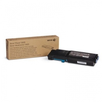 Cartus Toner Xerox 106R02249 Cyan Standard Capacity 2000 Pagini for Phaser 6600, WorkCentre 6605