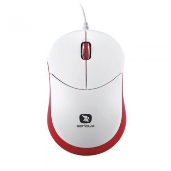 Mouse Serioux Rainbow 680 Optic 3 Butoane 1000dpi USB Red RBM680-RD