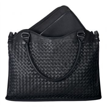 Geanta Laptop Asus Leather Woven Carry Bag 12" Black 90-XB2000BA00010-