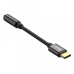 Adaptor Audio Baseus USB Type-C la 3.5 mm L54, 0.09 m, CATL54-01, Negru