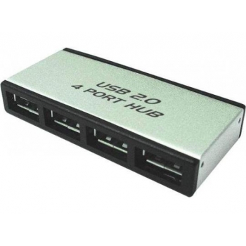 Hub USB LogiLink UA0003 4 porturi USB 2.0 negru-argintiu