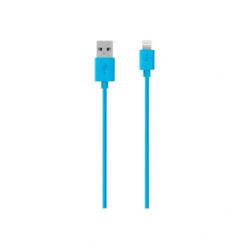 Cablu de incarcare Belkin Mixit Apple Lightning, 1.2 m, 4ft, Blue, F8J023bt04-BLU